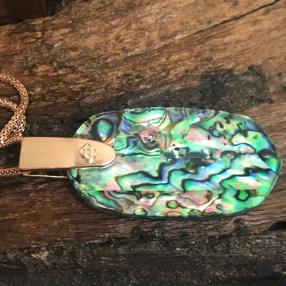 NWT Kendra Scott RSG Inez Necklace in Abalone! - Picture 3 of 11